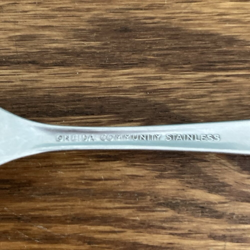 Set of 2 Oneida MY ROSE Dinner Forks 7 1/4" Stainless Flatware Community - Picture 7 of 7